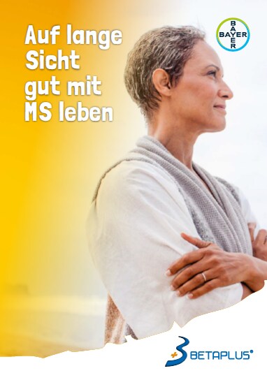 Titelbild der Broschüre Auf lange Sicht gut mit MS leben